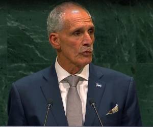 Nasry Asfura, presidente de Honduras, brindó su discurso ante la ONU este miércoles.