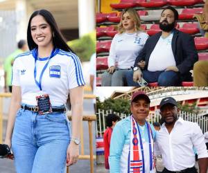 Estas son las personalidades hondureñas que llegaron para apoyar a la Selección de Honduras en el vibrante partido ante Costa Rica por la Eliminatoria Mundialista de Concacaf rumbo al Mundial 2026.
