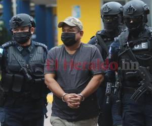 Norlan Carrasco fue trasladado desde la ciudad de San Pedro Sula hasta la capital luego de su captura.