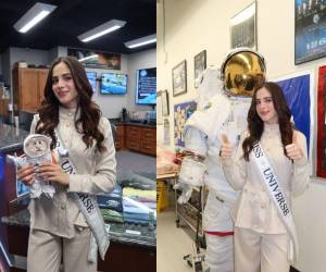 La Miss Universo Fátima Bosch, de 26 años, compartió en su cuenta de la red social Instagram algunos momentos de su visita a la NASA.