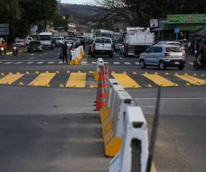 Una de las medidas en la salida al sur fue la implementación de la rotonda.