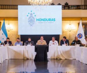 La reunión tuvo lugar a las 3 de la tarde este día en Casa Presidencial.