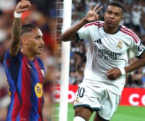 Raphinha, Fermín López y Mbappé se están peleando el liderato de la tabla de goleo con tres.