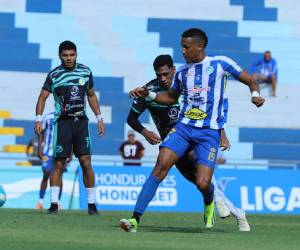 Imágenes del desarrollo del partido.