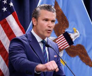 El secretario de Guerra de EE.UU., Pete Hegseth.