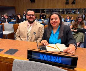 La representación de Honduras estuvo integrada por Fernando Paz y Jessy Torres, del consulado general de Honduras en Nueva York.