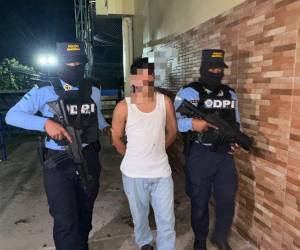 El detenido es líder de la banda Los Tarzán, según informó la Dirección Policial de Investigaciones (DPI).