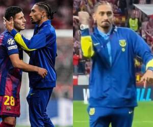 Raphinha no estuvo en esta llave eliminatoria por una lesión.