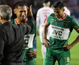 Rostros de tristeza y desdén reinaron en el plantel de Marathón tras perder la final de Liga Nacional ante Olimpia con global de 3-2. Estas fueron las imágenes captadas por el lente de EL HERALDO