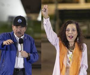 Daniel Ortega y Rosario Murillo, señalados por EE. UU. de beneficiarse de una red minera sancionada junto a sus hijos y funcionarios en Nicaragua.