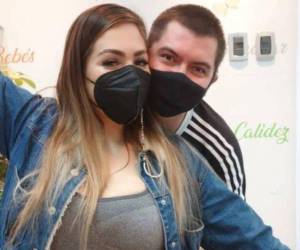 Gabriela Sevilla y su pareja Ramiro Gálvez Ramírez.