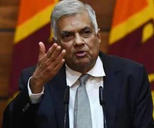 Ranil Wickremesinghe, primer ministro de Sri Lanka.