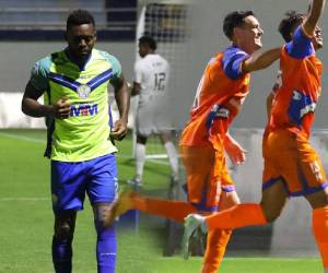 Imágenes del desarrollo del partido.