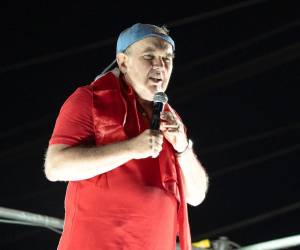 El candidato presidencial ultraderechista Rafael López Aliaga.