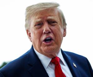No creo que sea necesario el Ejército, respondió Trump a la prensa en la Casa Blanca.