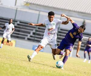 Imágenes del desarrollo del partido.