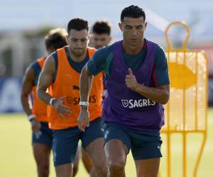 Portugal lleva días entrenando en Palm Beach (Florida) y viajó a Houston el martes por la tarde después de planear una última sesión de entrenamiento en su cuartel general.