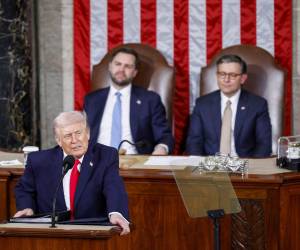 Donald Trump, presidente de los Estados Unidos de América.