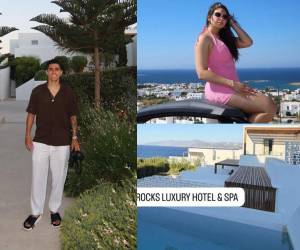 El seleccionado nacional Luis Palma y su bella esposa están disfrutando de unas vacaciones lindas vacaciones en Grecia. Así la pasa la pareja en territorio europeo.