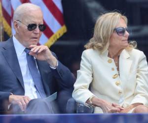 El expresidente de Estados Unidos Joe Biden (i) y su esposa Jill Biden. Imagen de archivo.