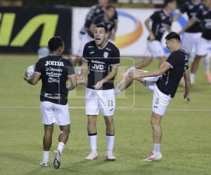 Imágenes del desarrollo del partido.