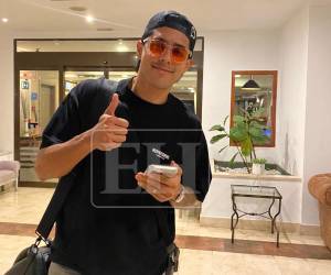 Luis Palma fue el primer legionario en unirse a la concentración, esperó al resto que viajan desde Honduras en el Hotel.