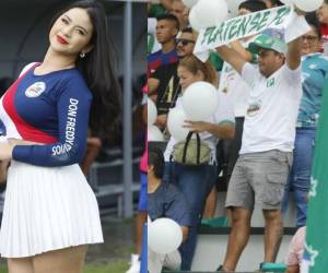 En el estadio Excélsior de Puerto Cortés se vivió una gran fiesta deportiva para el partido de la triangular del torneo Apertura de la Liga Nacional