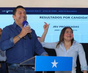 Juan Diego Zelaya asegura que los datos del CNA Y CNE le dan el triunfo en la Alcaldía del Distrito Central, pero dice que va a esperar la declaratoria oficial del órgano electoral.