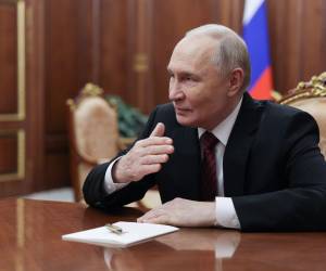 El presidente ruso Vladimir Putin en el Kremlin en Moscú, Rusia, 11 de diciembre de 2025. (Rusia, Moscú).