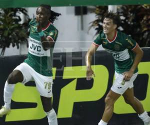 Rubilio Castillo anotó el gol con el que Marathón derrota al Olimpia en el Morazán.