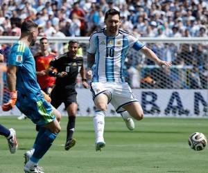 Imágenes del desarrollo del partido.