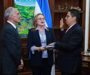 Reinaldo Sánchez fue juramentado el viernes 13 de febrero como secretario de Copeco, por parte del presidente Nasry Asfura.