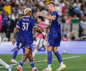 Andy Najar fue suplente, ingresó y luego lo sacaron en la segunda parte.