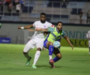 Imágenes del desarrollo del partido.