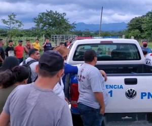 El sangriento hecho se suscitó en un sector conocido como “El Paso del Gringo”, a la orilla del río.