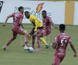 Imágenes del desarrollo del partido.