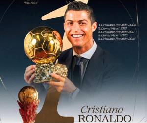 Cristiano Ronaldo se quedó con el primer lugar de esta competencia.