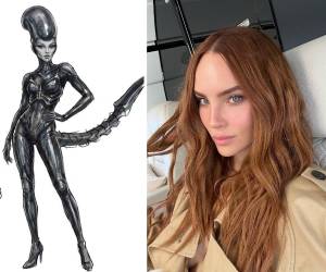 Belinda recreó al xenomorfo de la saga Alien en una nueva edición del Beliween, la fiesta de Halloween que organiza cada año.