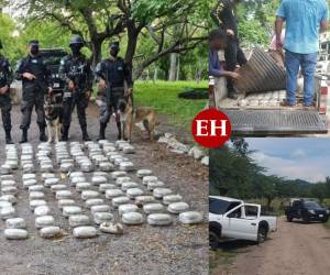 Elementos de las Fuerzas Armadas localizaron el falso compartimiento donde eran transportadas las libras de supuesta marihuana.