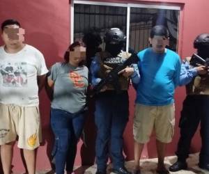 Las víctimas fueron rescatadas sanas y salvas por la Unidad Antisecuestros de la Policía Nacional.