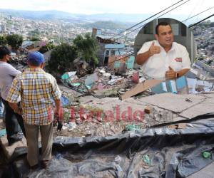 El alcalde también indicó que estudian cada uno de los casos de las familias afectadas por la falla geológica en la colonia Guillén.