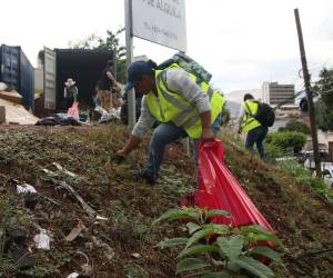 La Alcaldía del Distrito Central, junto con Mujeres por Honduras, desarrolló una jornada de limpieza en varios sectores de Tegucigalpa para retirar basura y prevenir inundaciones.