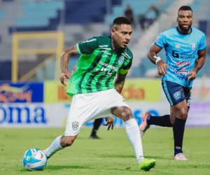 Imágenes del desarrollo del partido.