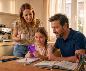 Siete de cada diez<a href=https://www.elheraldo.hn/utilidad/saludybelleza/disculpas-padres-madres-sanan-heridas-hijos-explica-psicologa-IP28149537> </a>padres reconocen que han sentido algún grado de inseguridad, duda o falta de preparación a la hora de acompañar a sus hijos en el uso de su primer móvil