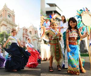 Color y fervor patrio marcan los desfiles escolares realizados en San Pedro Sula, donde los estudiantes rindieron homenaje a Honduras. Estas son las hermosas imágenes de los pequeñines y sus atuendos.