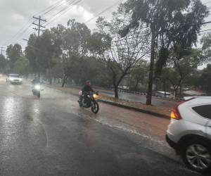 Una fuerte lluvia se registró durante la tarde de este sábado en Tegucigalpa, dando así un poco de alegría a los capitalinos que se encontraban en crisis ante la sequía que enfrenta el país.