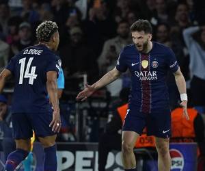 Imágenes del desarrollo del partido.