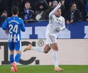 Kylian Mbappé llegó a su gol 16 en esta temporada con el Real Madrid en LaLiga.