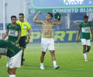Brian Farioli le dio el empate a Marathón en el último minuto ante Motagua.