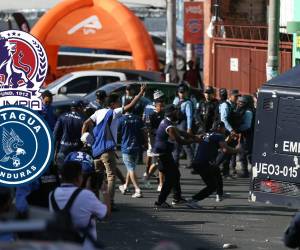 Tras la batalla campal se reportaron varios heridos por piedras y armas de fuego.